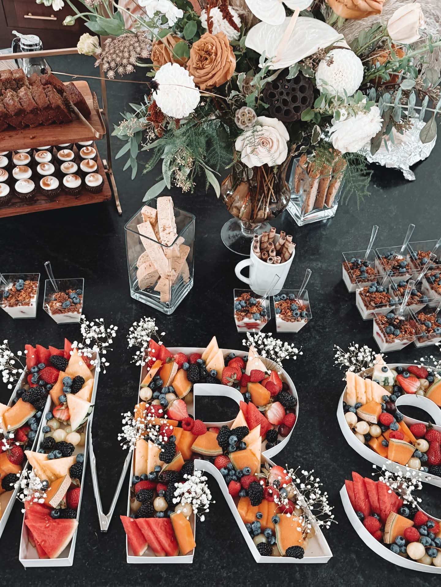 Buffet service for an event in Bend Oregon